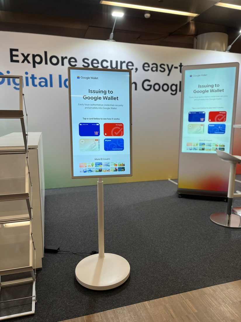 Bornes tactiles Google Wallet réalisées par Digital Turn