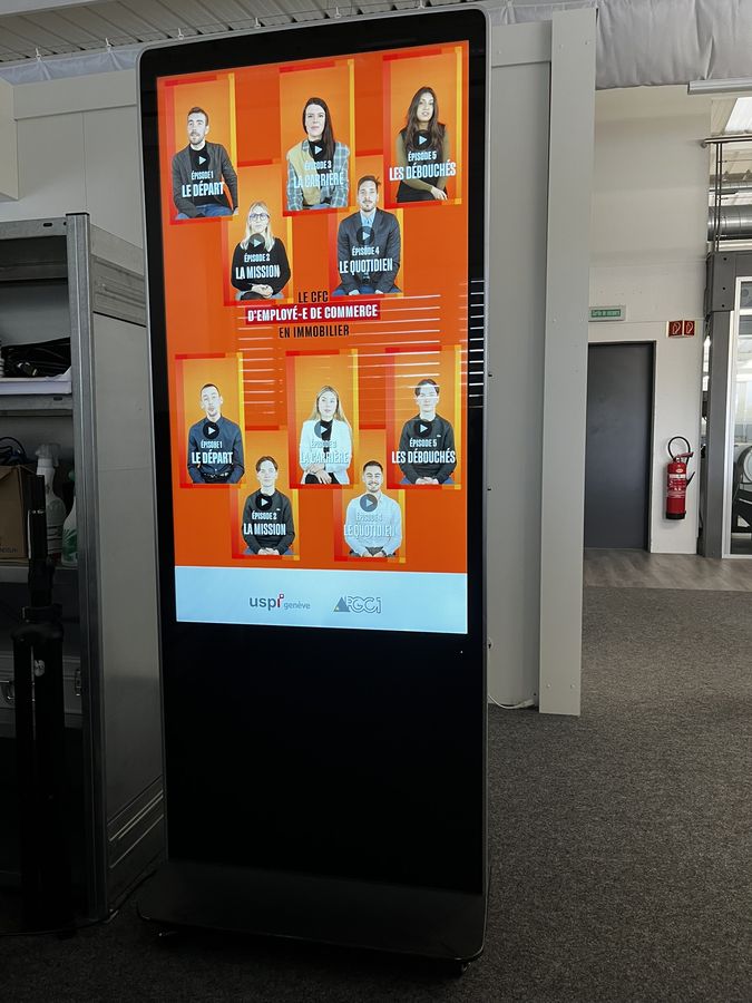 Affichage tactile interactif